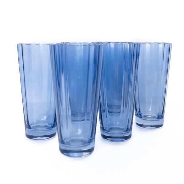 Estelle Cobalt Blue Highball Glasses Waiting On Martha