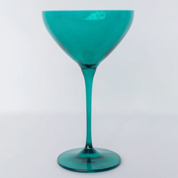 Estelle Emerald Green Martini Glasses Waiting On Martha