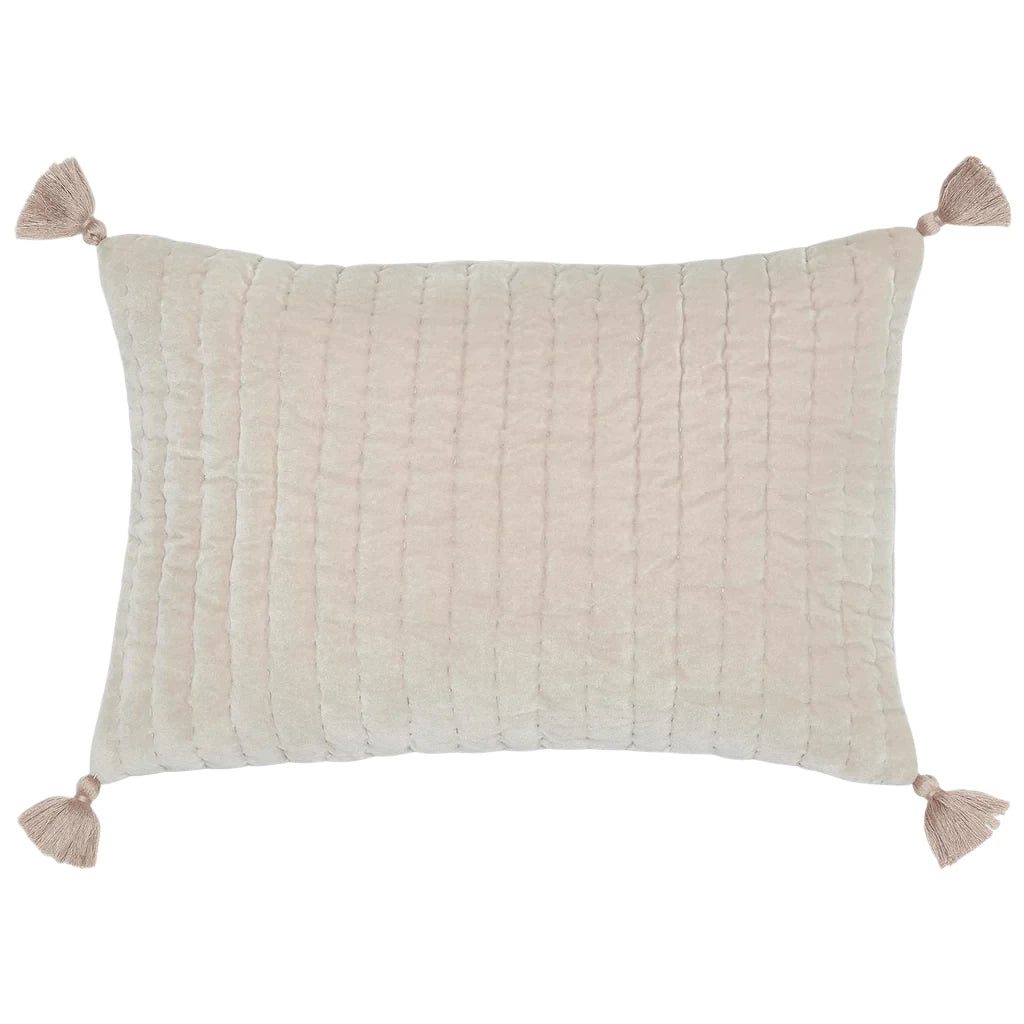 John Robshaw Velvet Sand Kidney Pillow