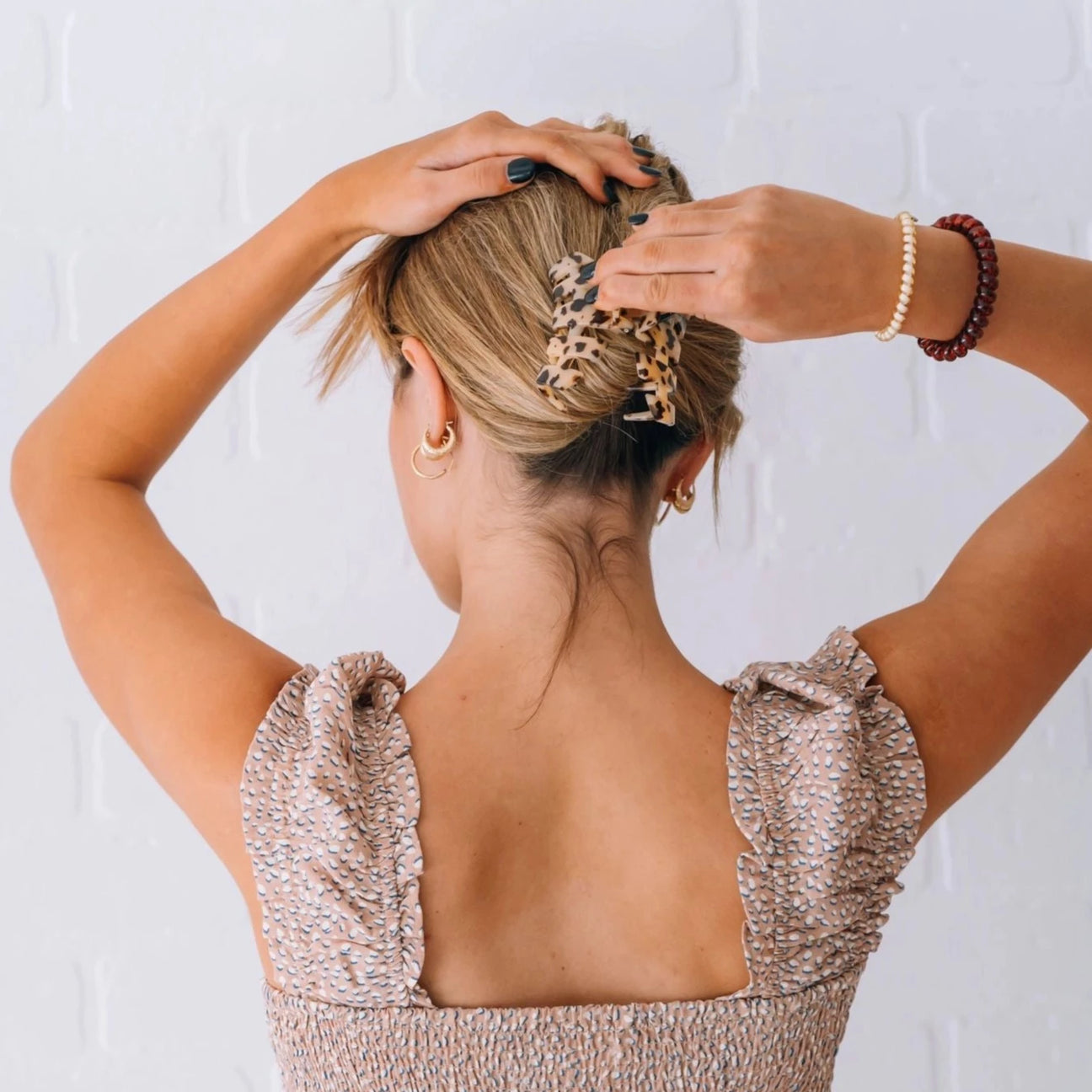 Teleties Classic Blonde Tortoise Hair Clip