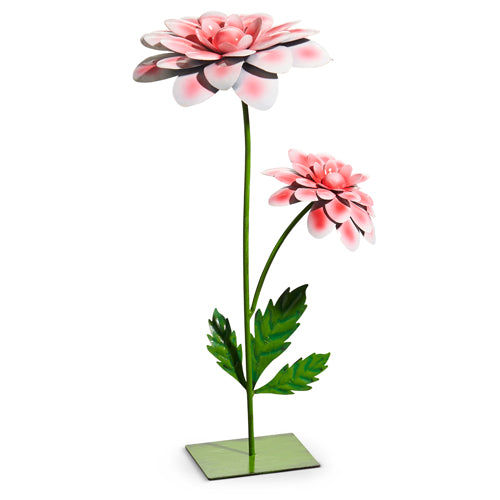 Dahlia Metal Flower