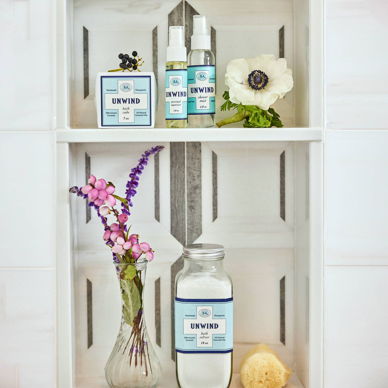 Unwind Effervescent Bath Cube