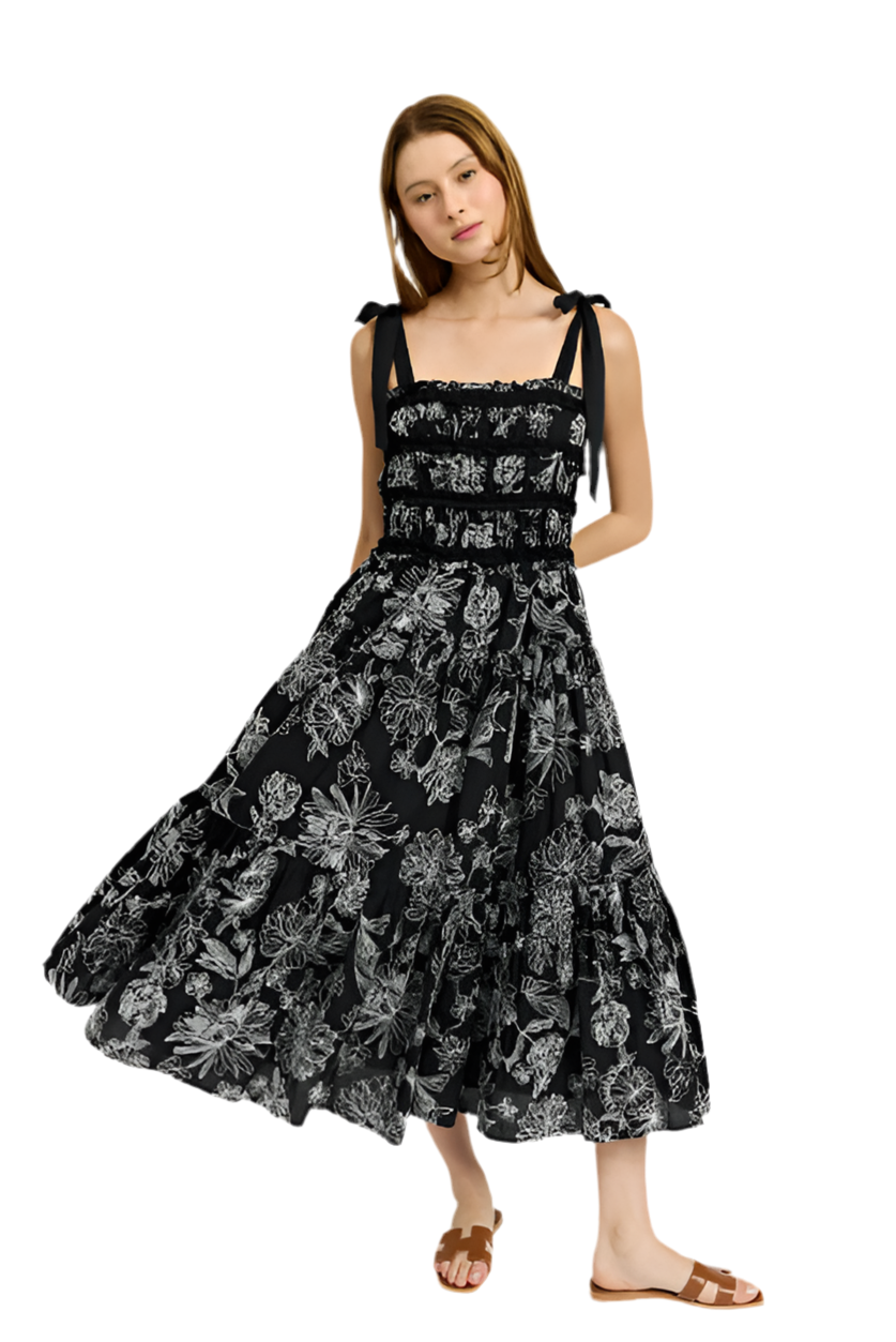 Maggie Smocked Maxi Dress