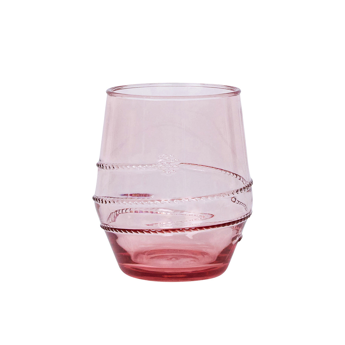 Juliska Amalia Acrylic Stemless Glass - Coral