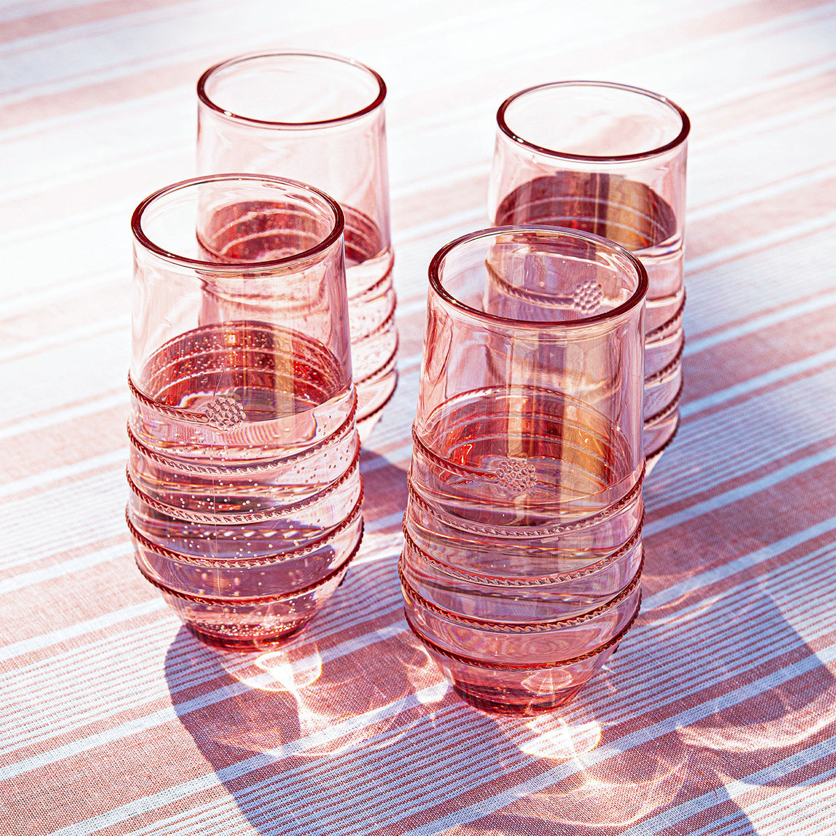 Juliska Amalia Acrylic Large Tumbler - Coral
