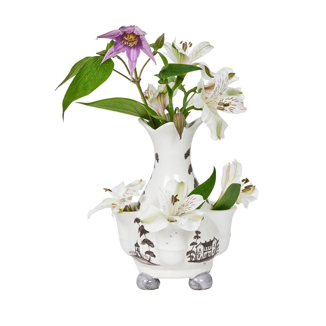 Juliska Country Estate Flint Grey Tulipiere Vase, 6"