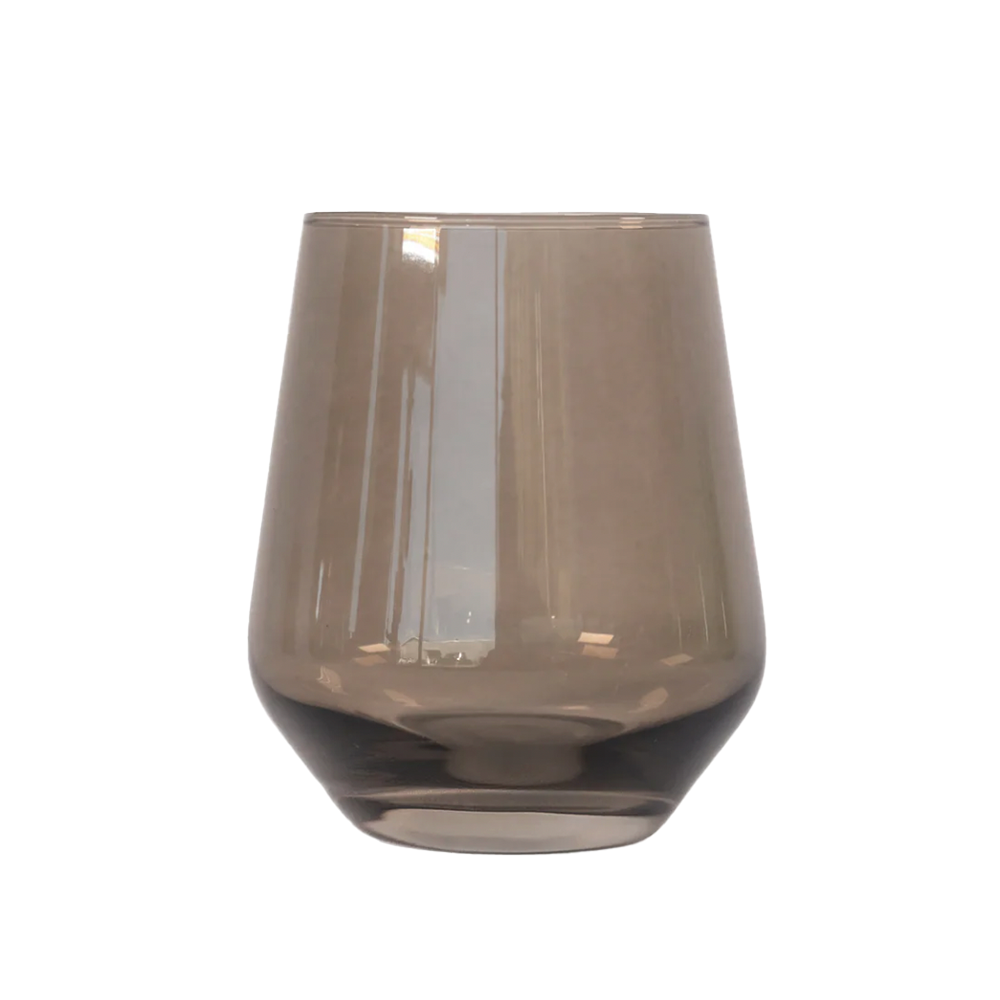 Estelle Gray Smoke Stemless Wine Glasses