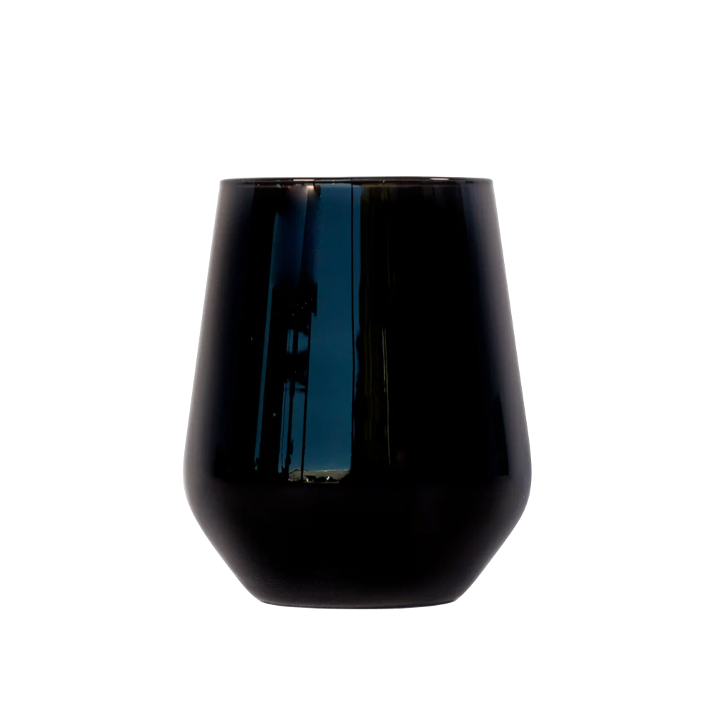 Estelle Black Stemless Wine Glasses