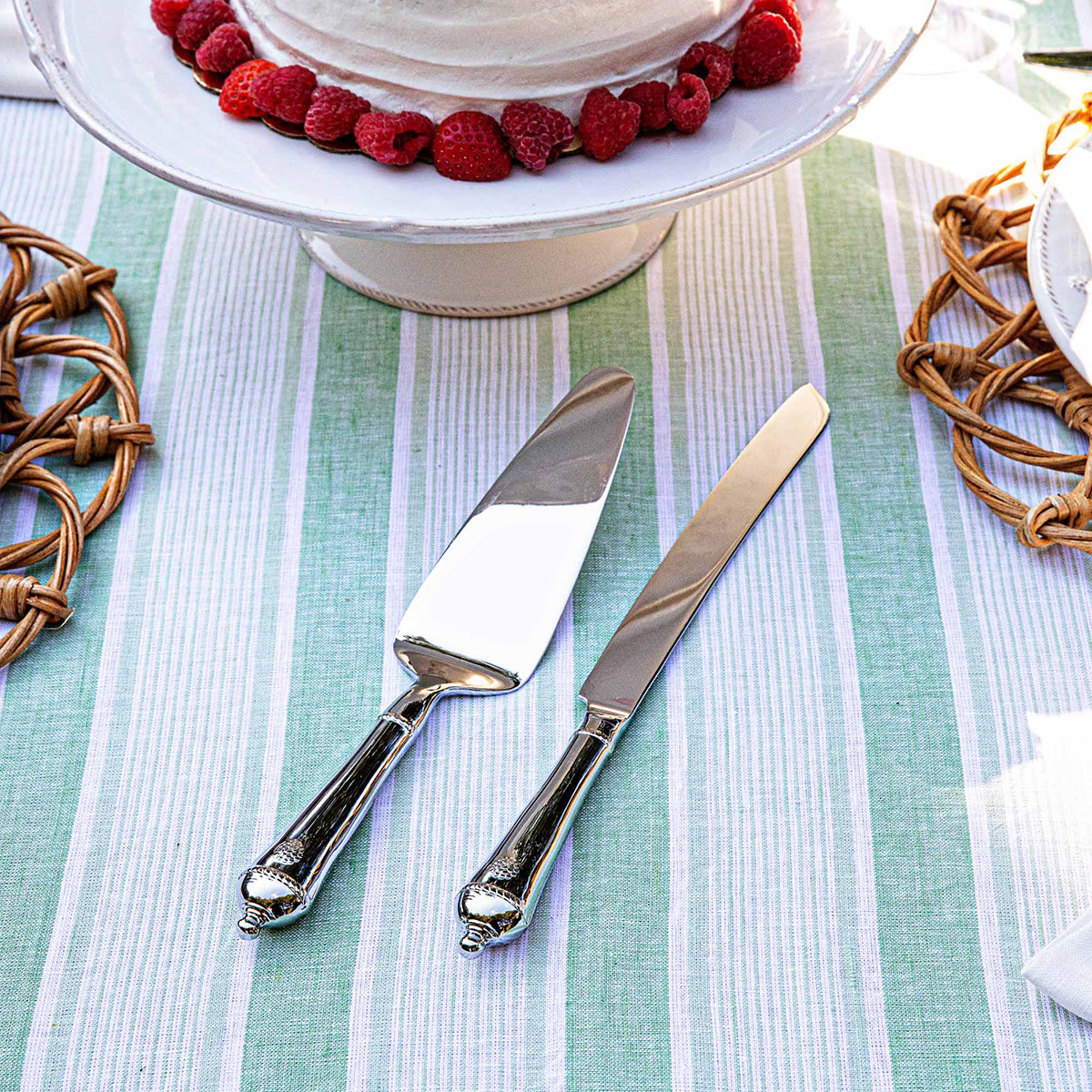 Juliska Berry & Thread Cake Knife/Server Set - Polished