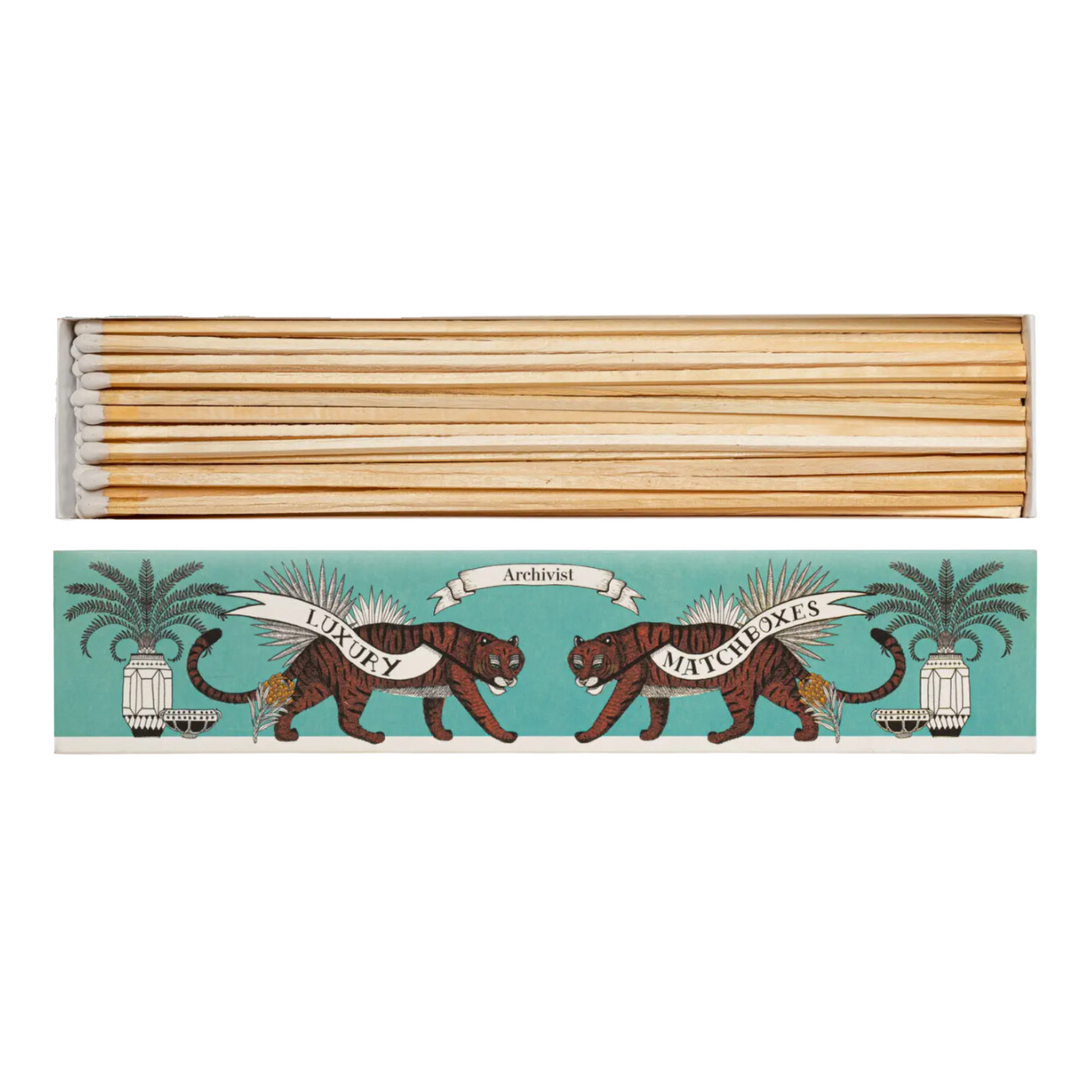 Luxury Tigers Long Matchbox