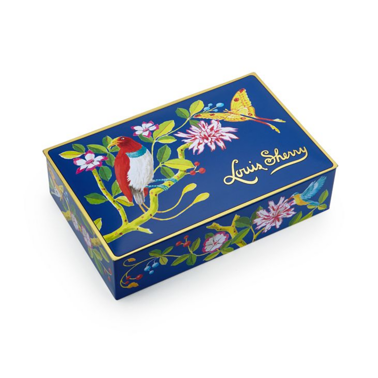 Louis Sherry Chocolate Tin, 12 Piece, Bird and Butterfly