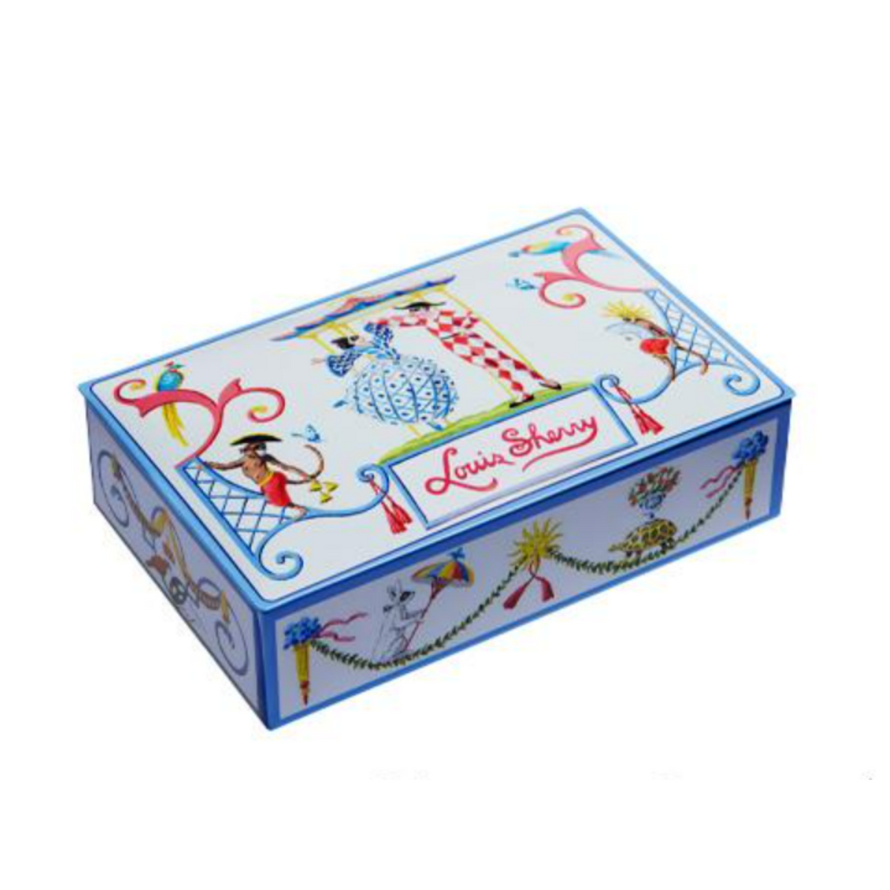 Louis Sherry Chocolate Tin, 12 Piece, Venetian Carnival