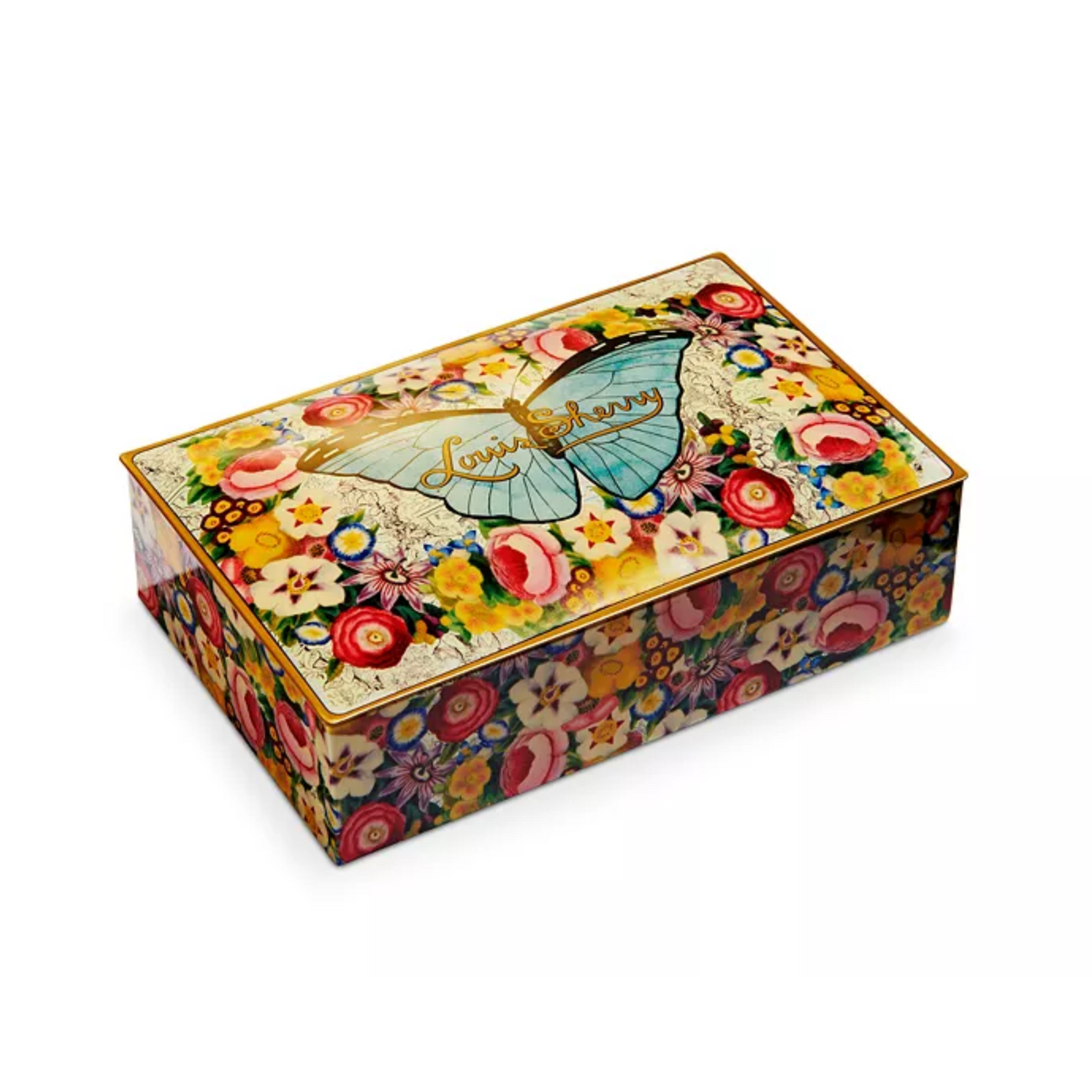 Louis Sherry Chocolate Tin, 12 Piece, Butterfly
