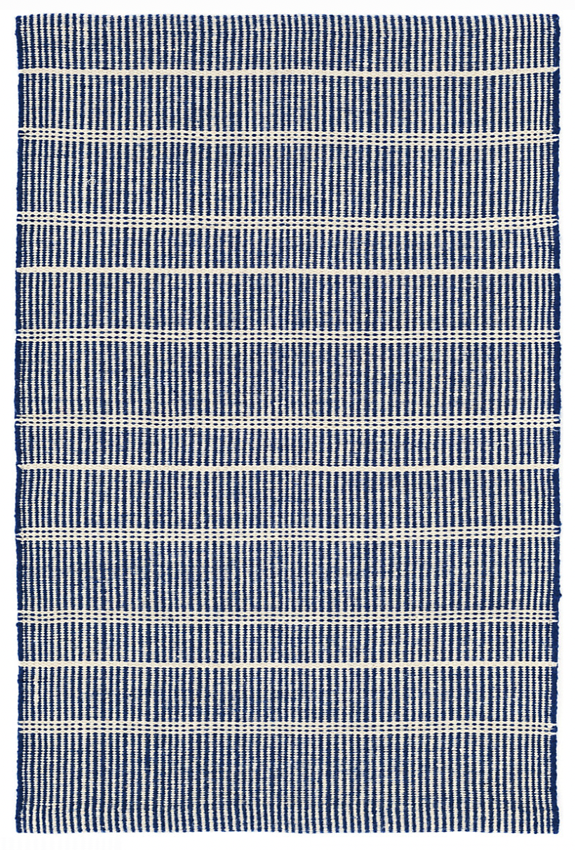 Dash & Albert Samson Navy Indoor/Outdoor Rug