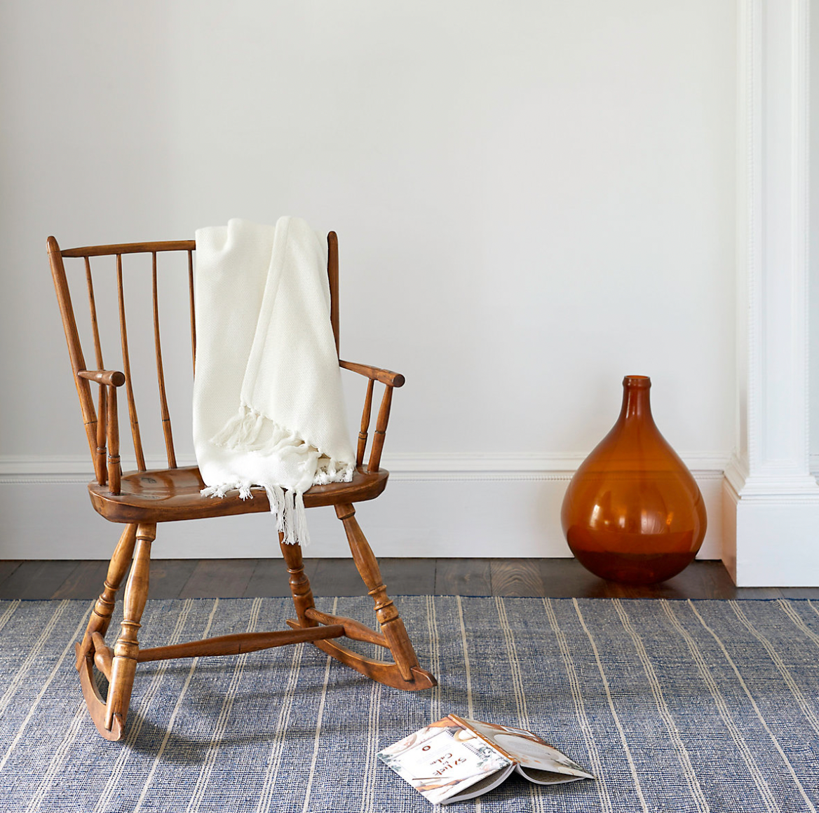Dash & Albert Samson Navy Indoor/Outdoor Rug