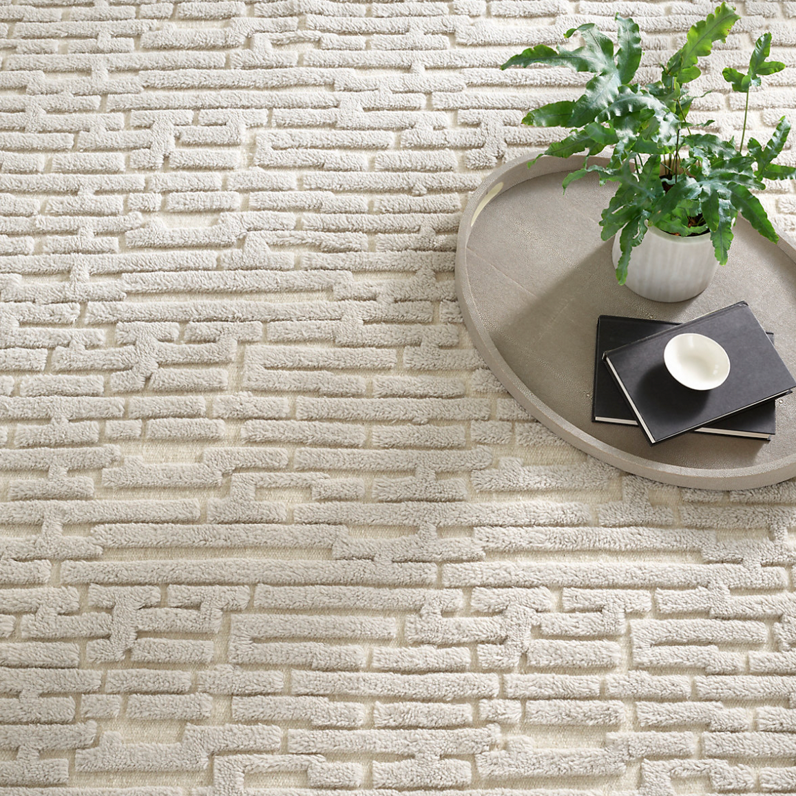 Dash & Albert Gates Plaster Hand Knotted Wool Rug