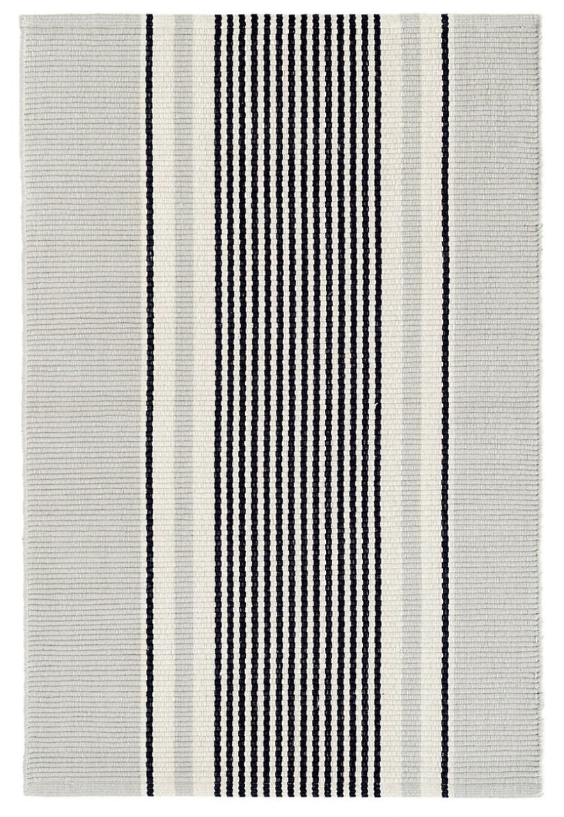 Dash & Albert Gunner Stripe Woven Cotton Rug