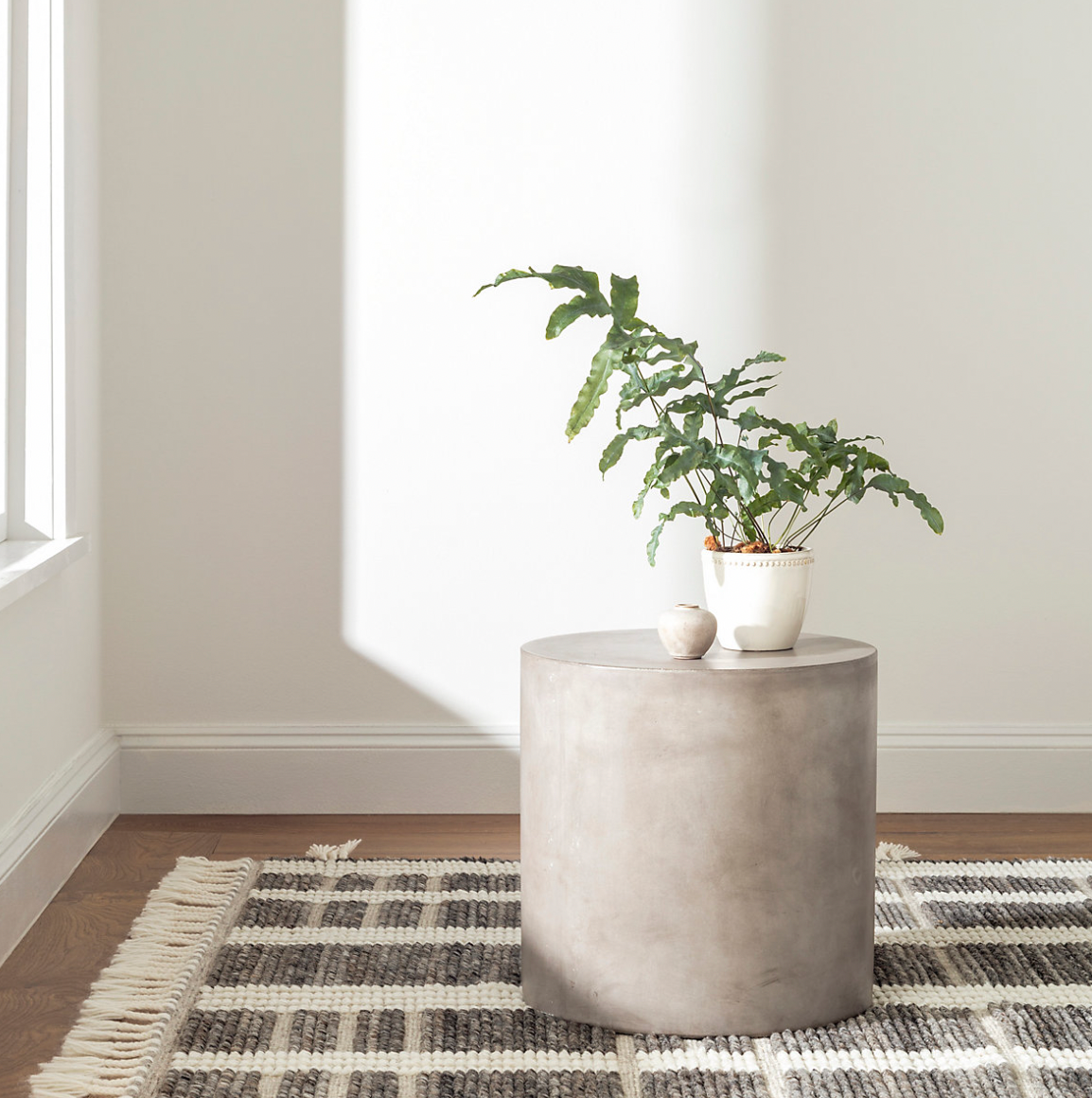 Dash & Albert Tory Grey/ Ivory Hand Knotted Wool Rug