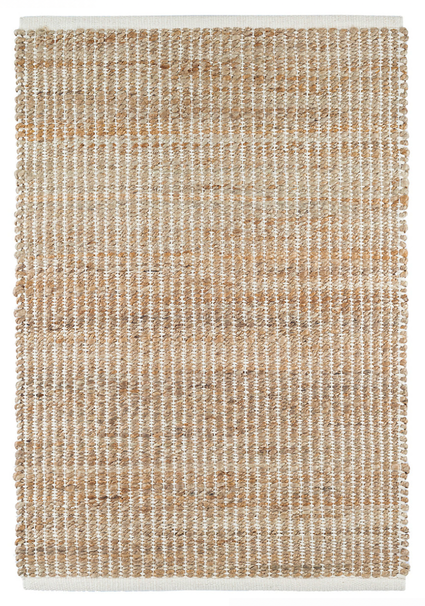 Dash & Albert Gridwork Ivory Woven Jute Rug