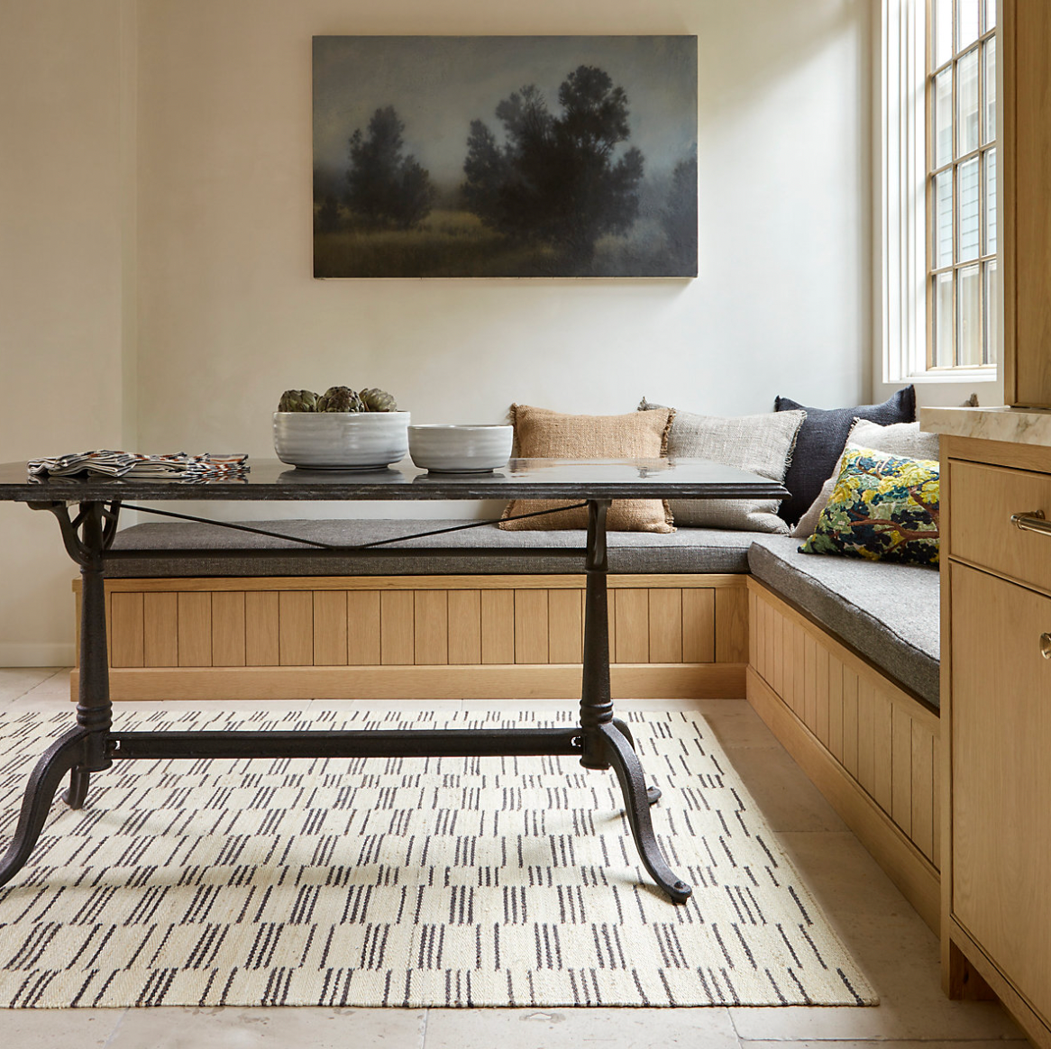 Dash & Albert Leni Oatmeal Woven Jute Rug