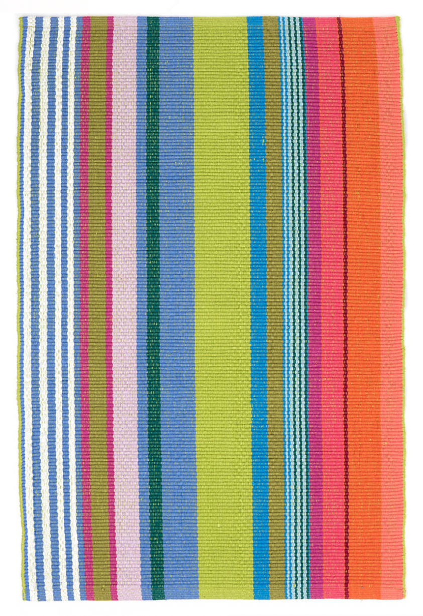 Dash & Albert Mellie Stripe Woven Cotton Rug