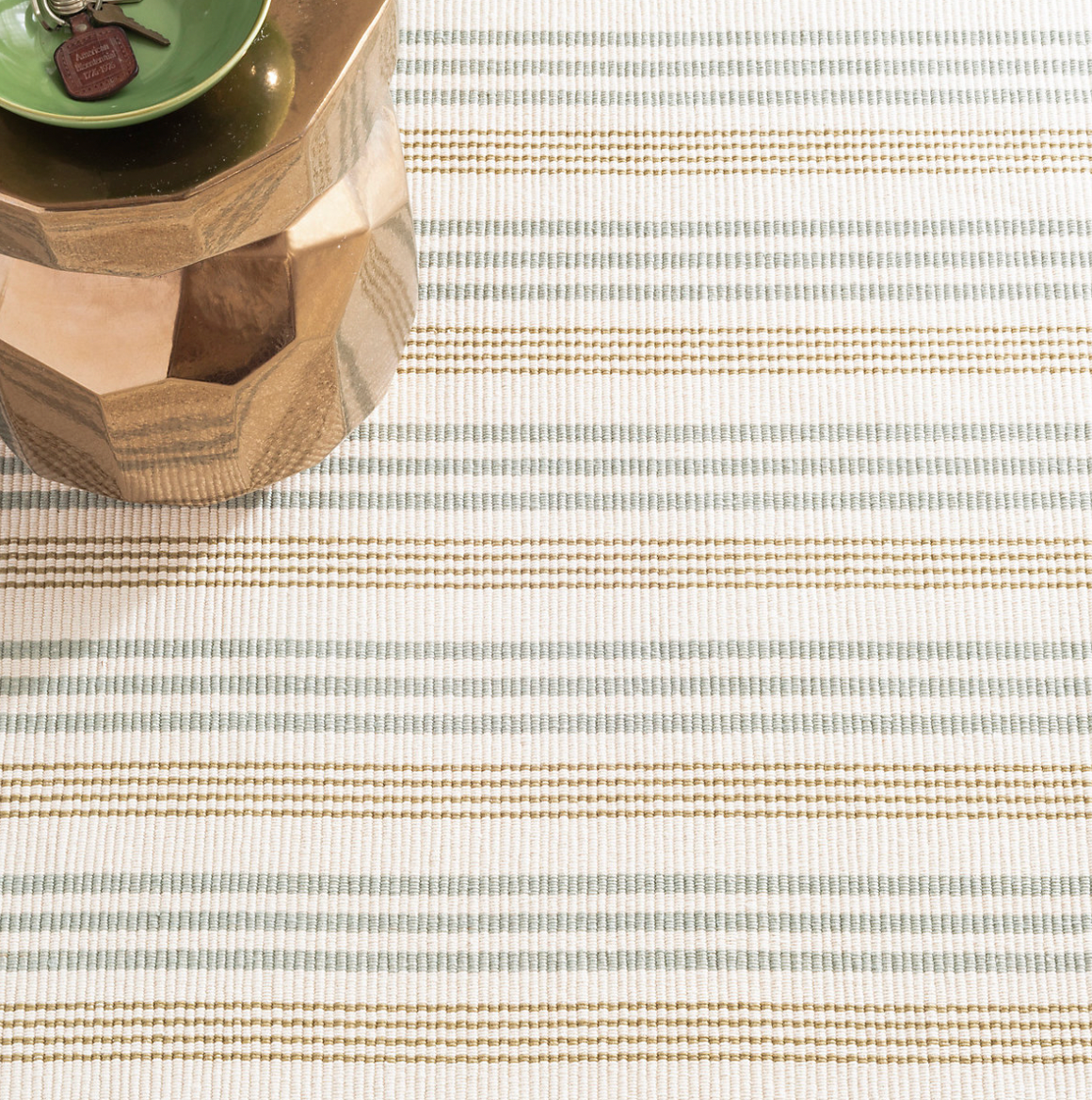 Dash & Albert Olive Branch Woven Cotton Rug
