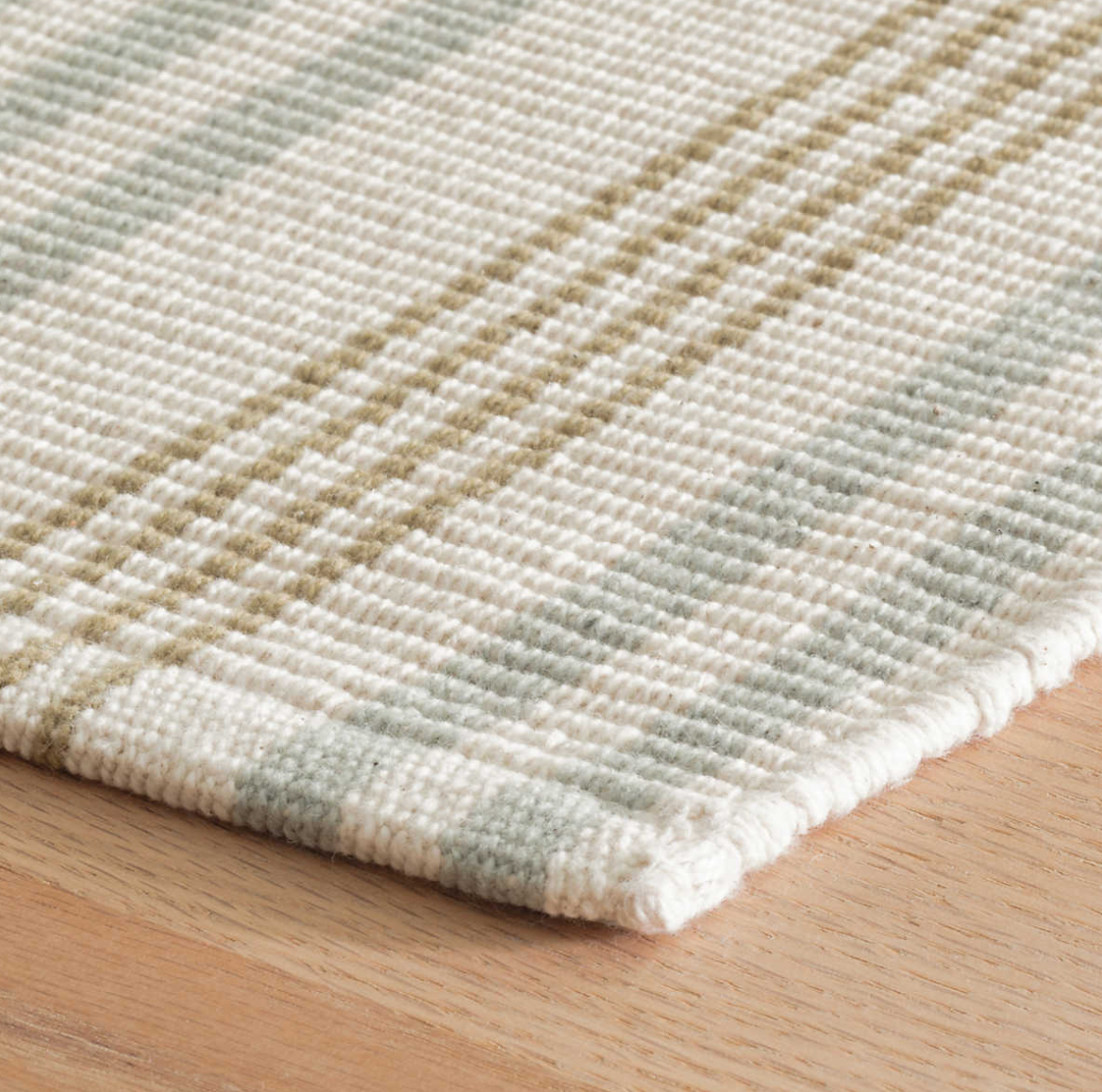 Dash & Albert Olive Branch Woven Cotton Rug