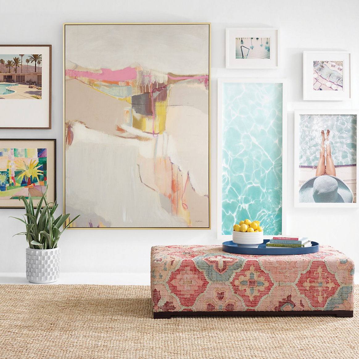 Dash & Albert Meghan Ivory/ Natural Woven Jute Rug