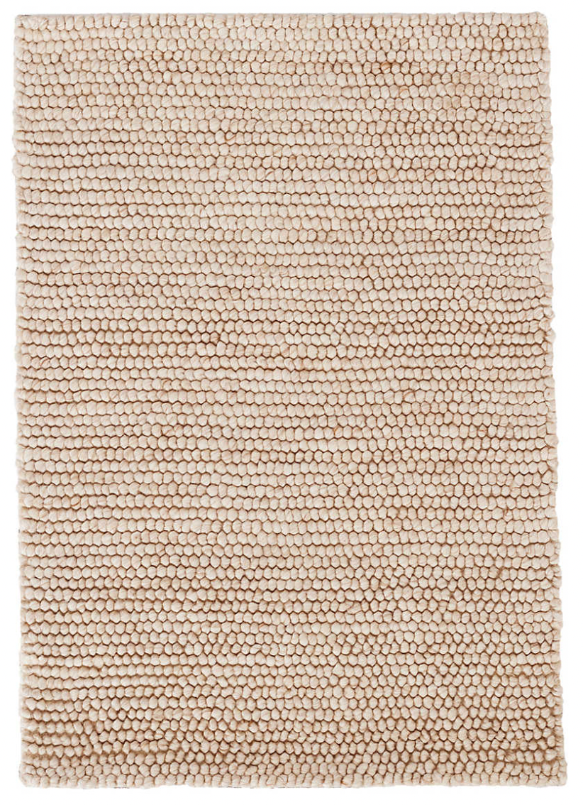 Dash & Albert Niels Latte Woven Wool/Viscose Rug