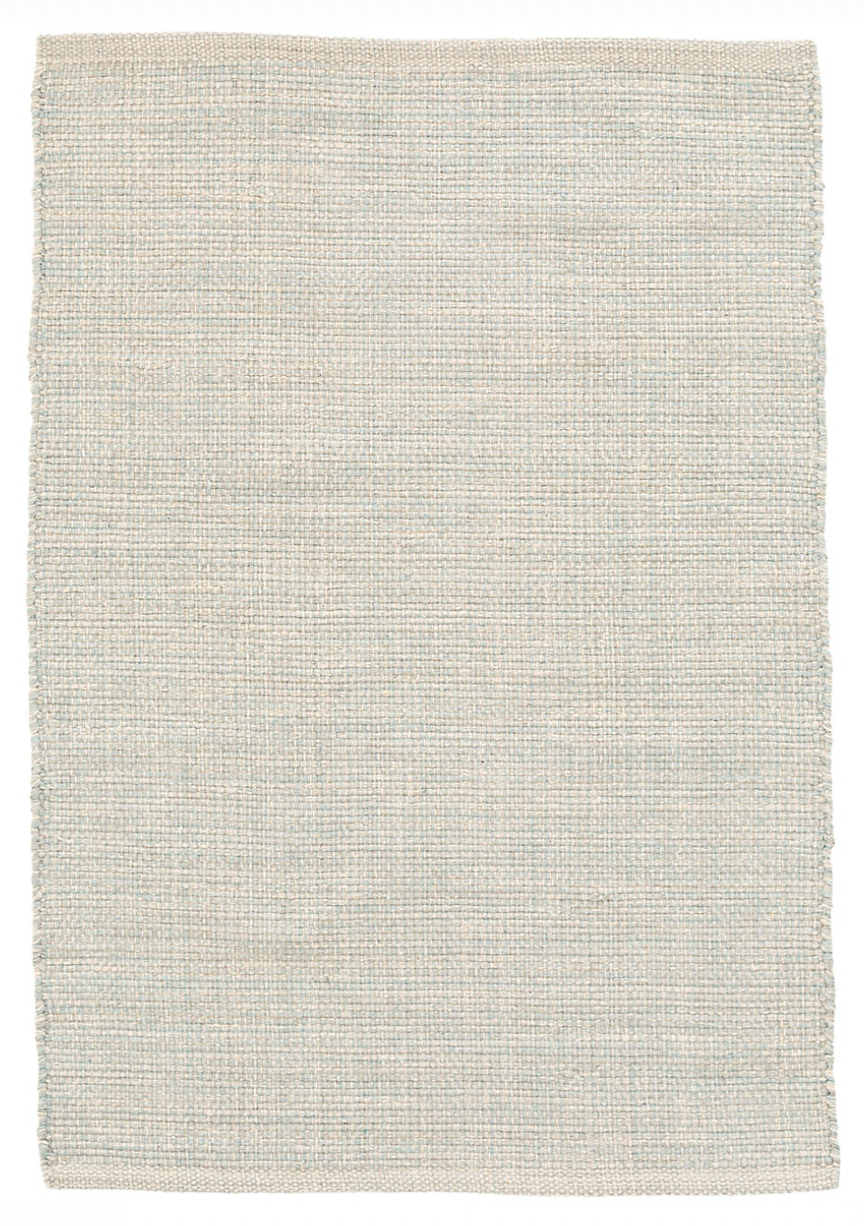 Dash & Albert Marled Light Blue Woven Cotton Rug