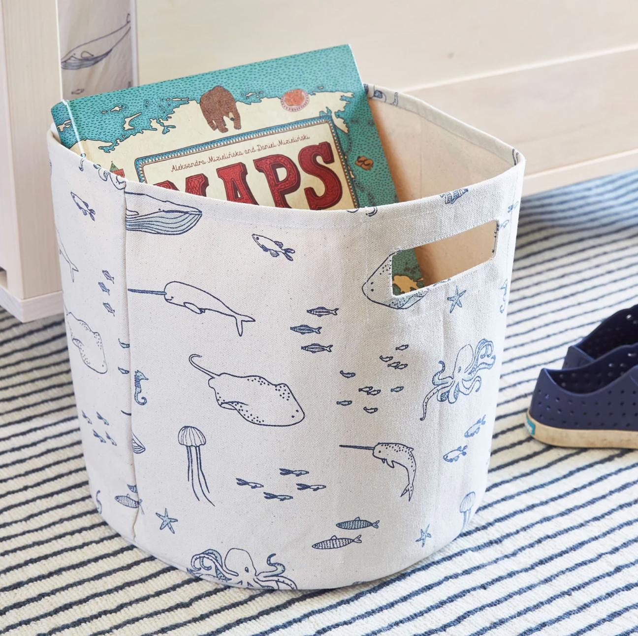 Pehr Storage Bin, Life Aquatic