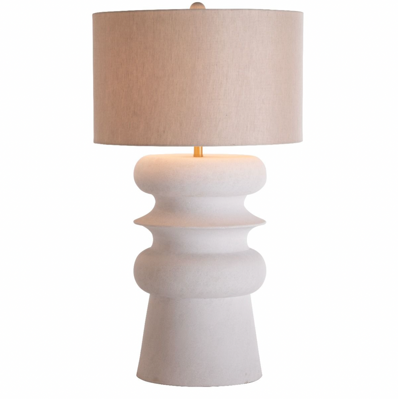 Claudius Table Lamp, White