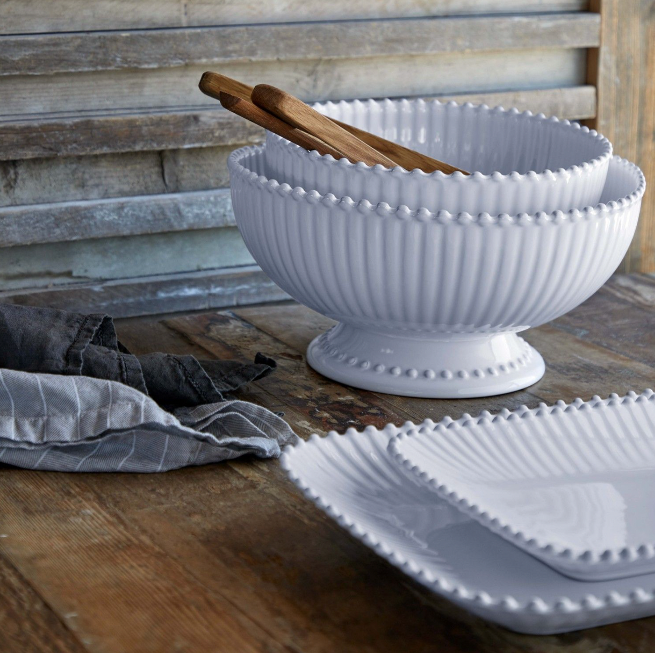 Costa Nova Pearl Rectangular Platter 16"