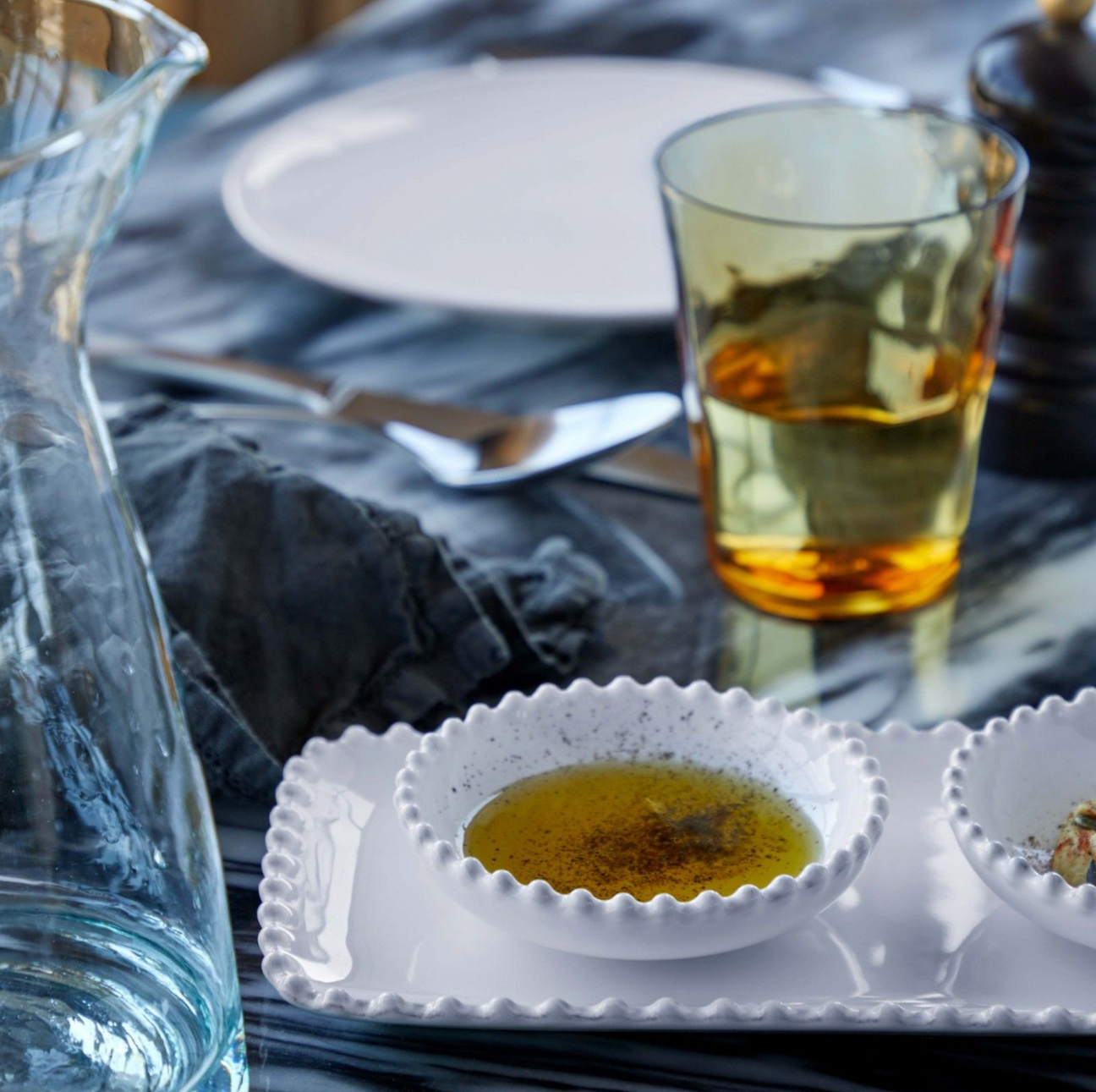 Costa Nova Pearl Rectangular Tray 12"