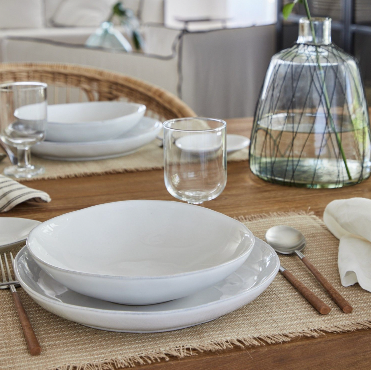 Costa Nova Livia Pasta Bowl, White