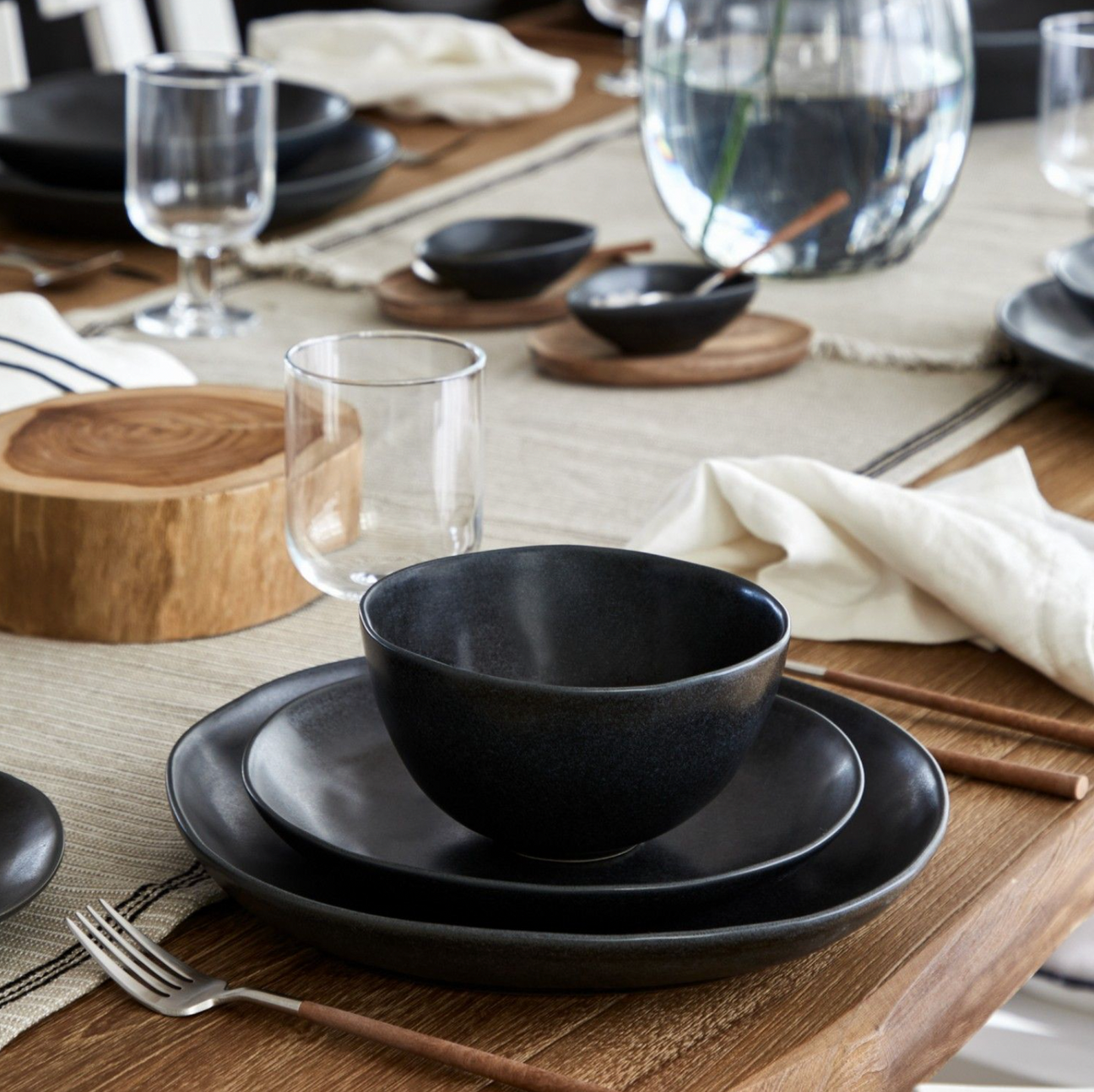 Costa Nova Livia Cereal Bowl, Black