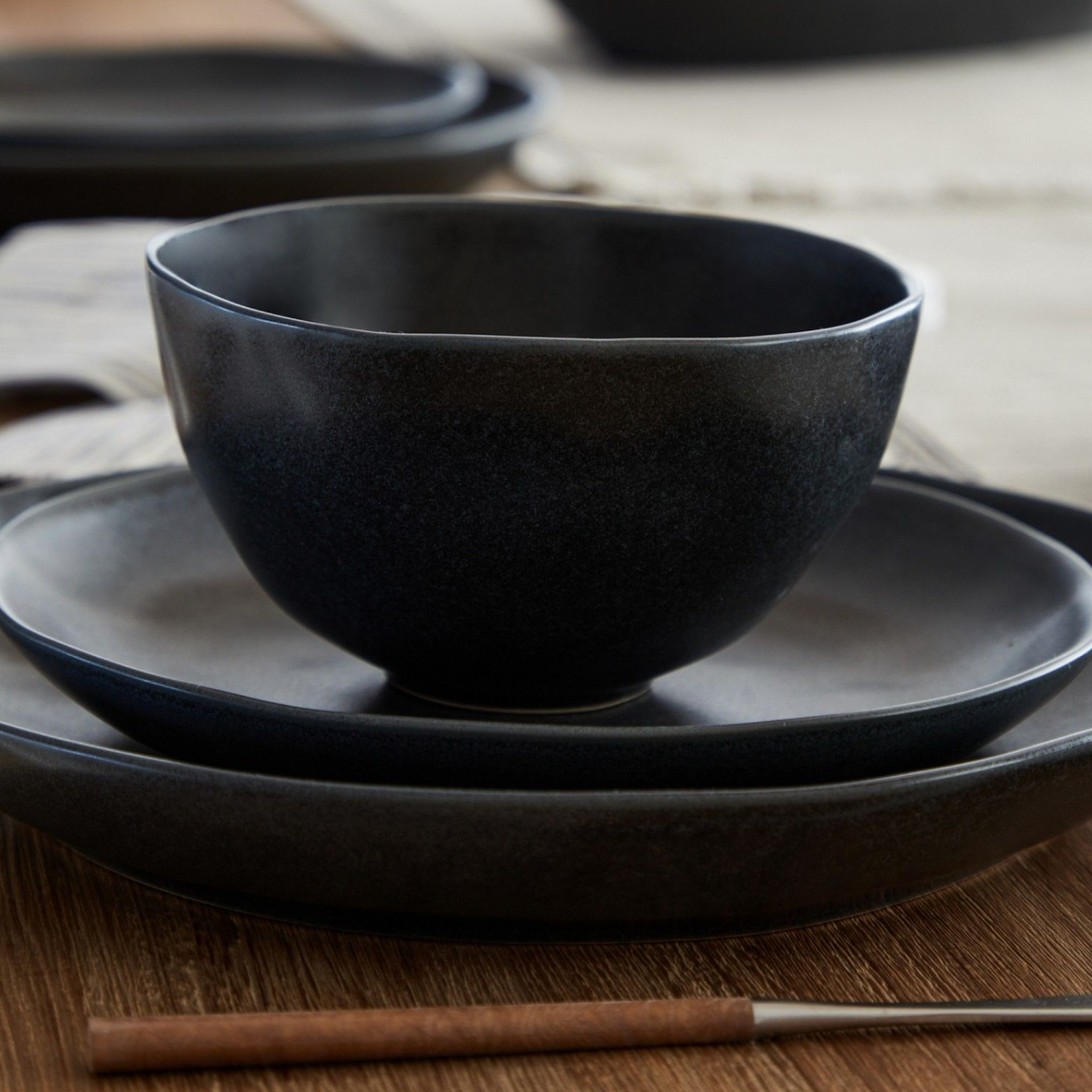 Costa Nova Livia Cereal Bowl, Black