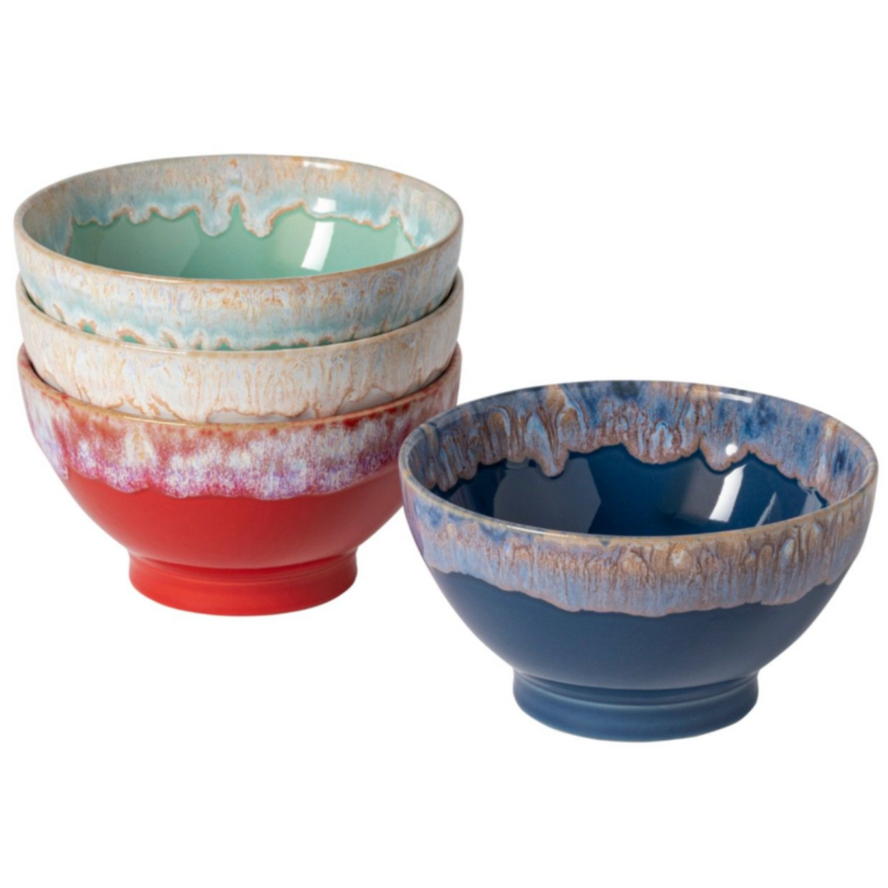 Costa Nova Latte Bowls, Multicolor *LAST CHANCE*
