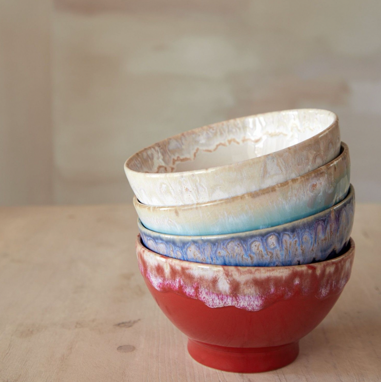 Costa Nova Latte Bowls, Multicolor *LAST CHANCE*