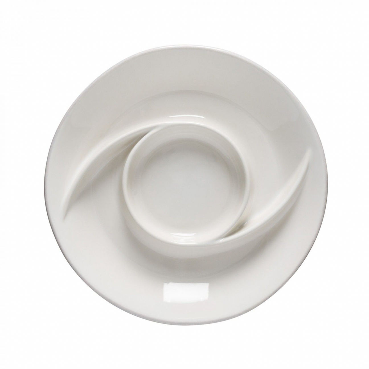 Casafina Cook & Host Chip and Dip, White
