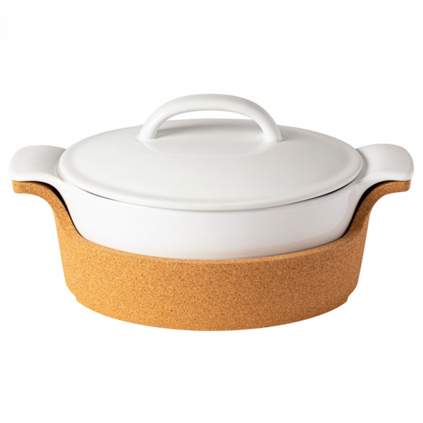 Casafina Ensemble Oval Casserole Dish, White