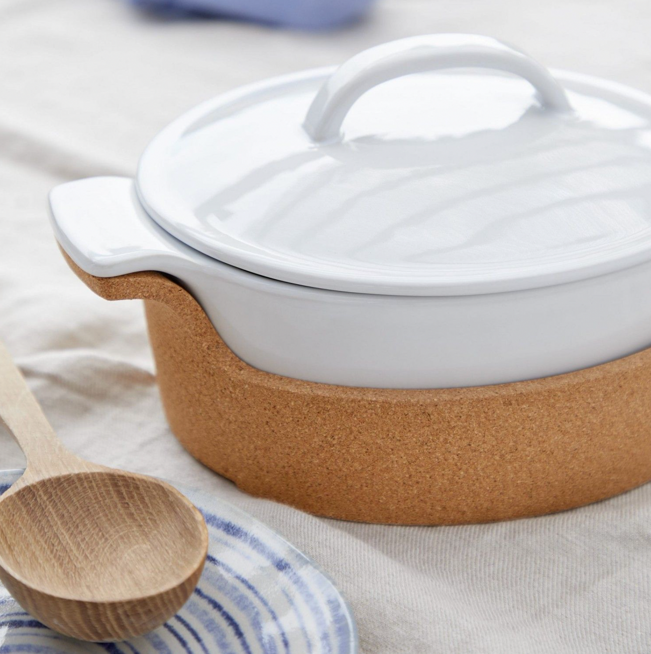 Casafina Ensemble Oval Casserole Dish, White