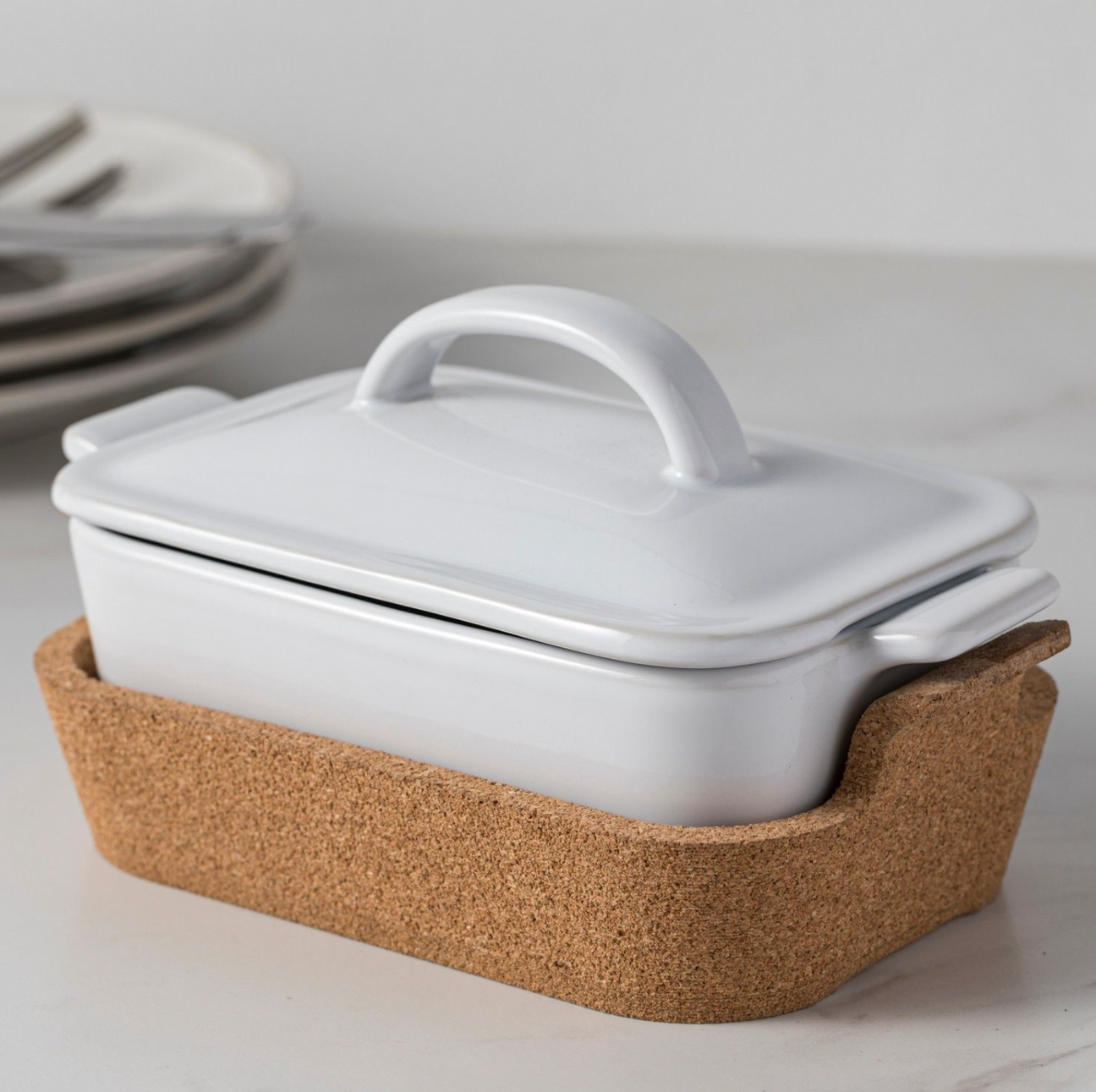 Casafina Ensemble Rectangular Casserole Dish, White
