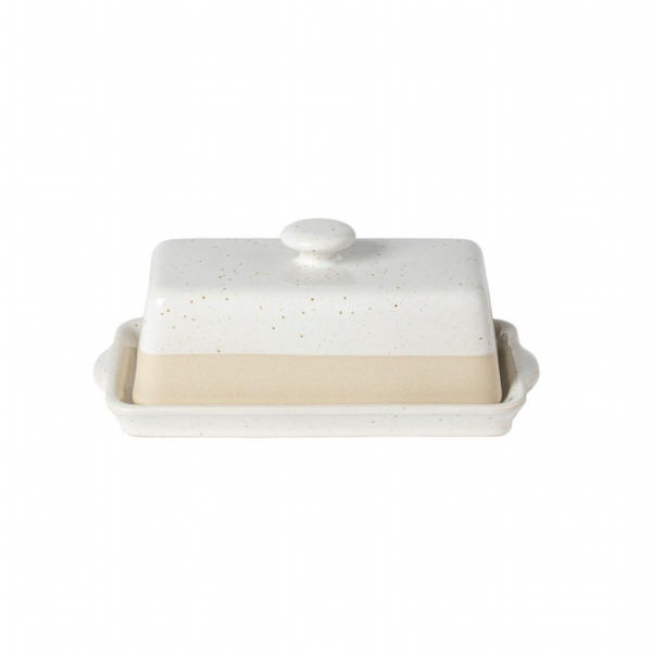 Casafina Fattoria Butter Dish, White
