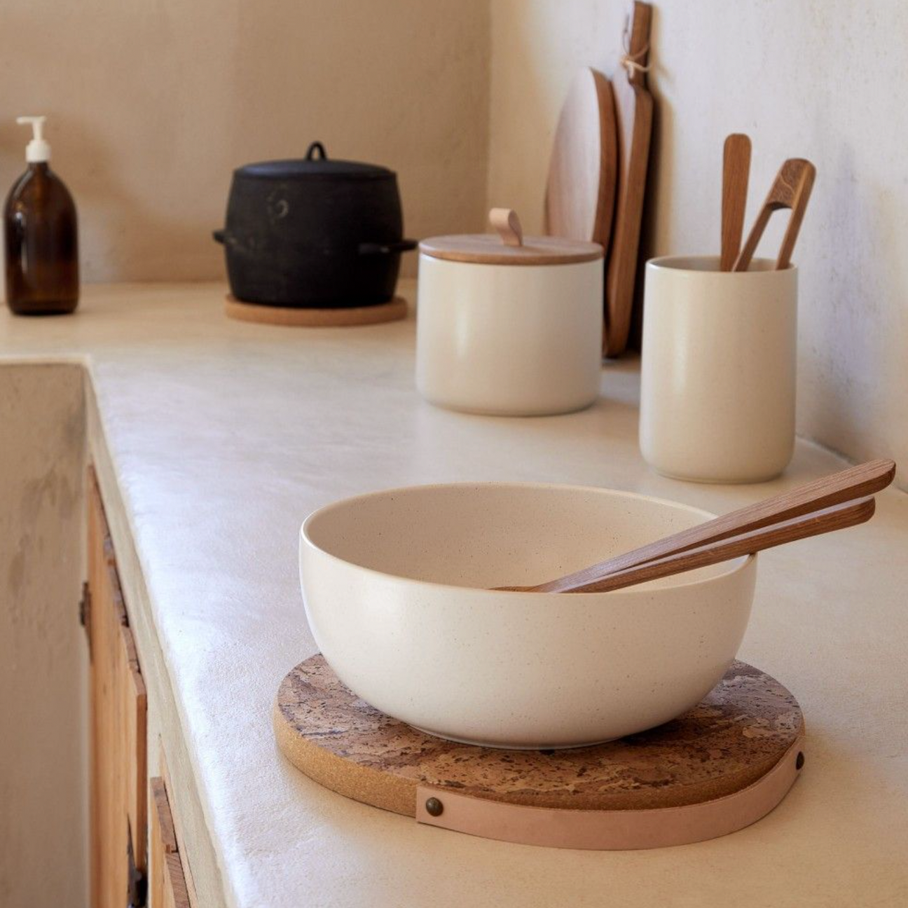 Casafina Pacifica Serving Bowl 10", Vanilla