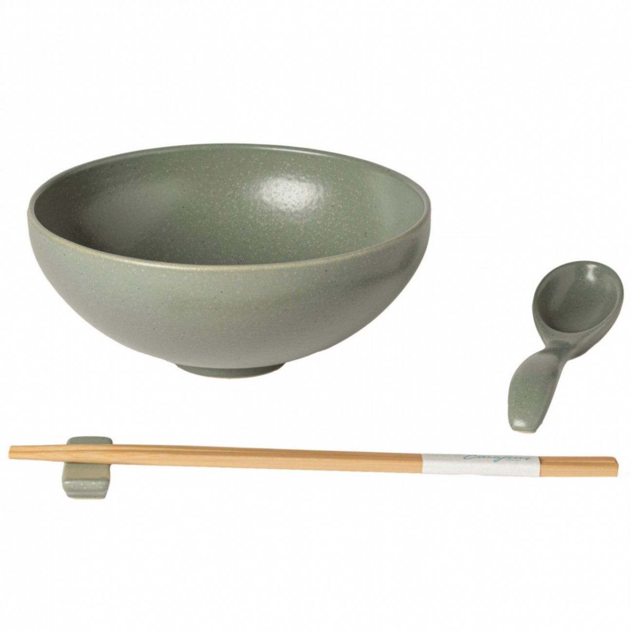 Casafina Pacifica Ramen Bowl Set, Artichoke