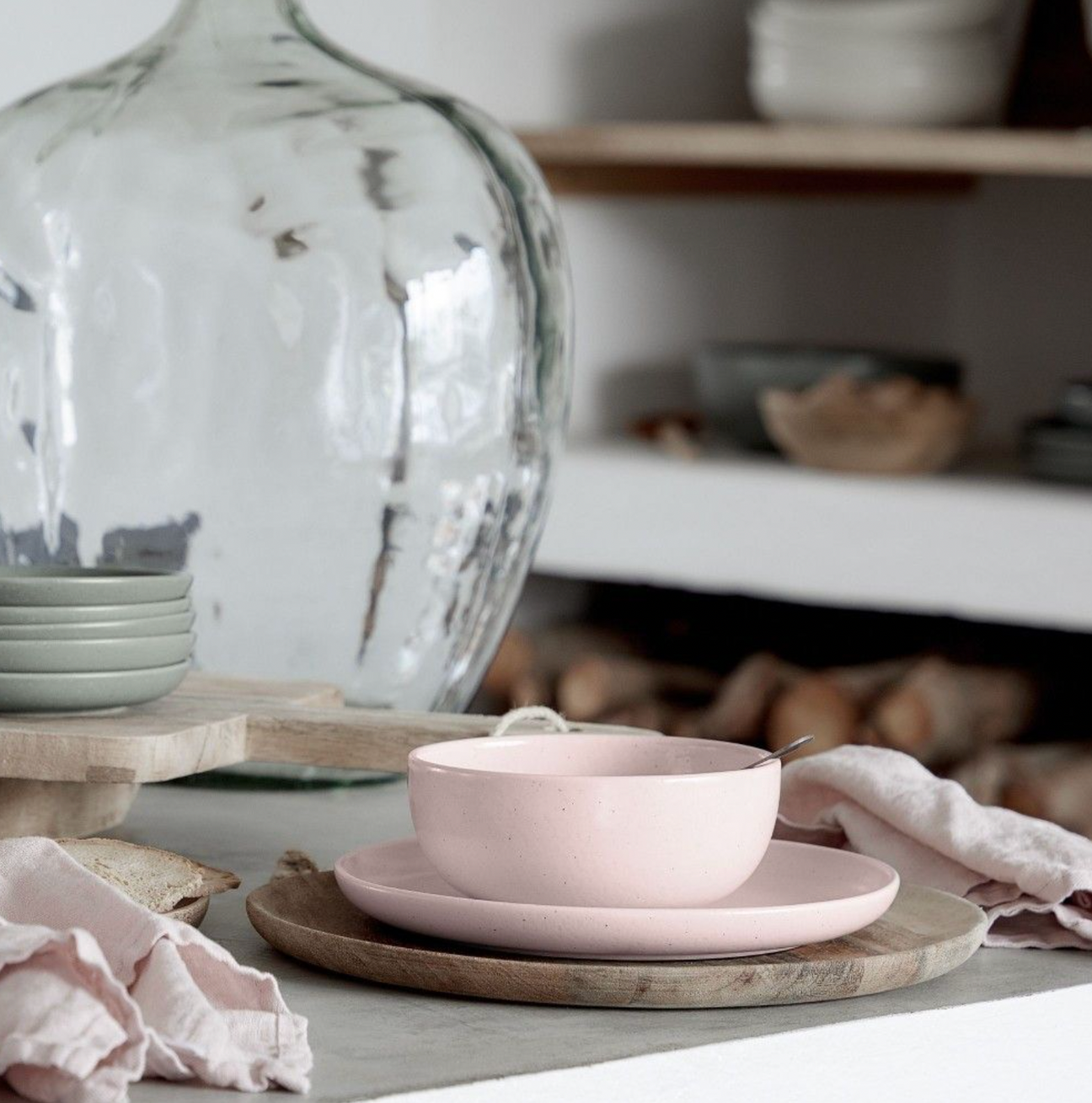 Casafina Pacifica Cereal Bowl, Marshmallow Rose