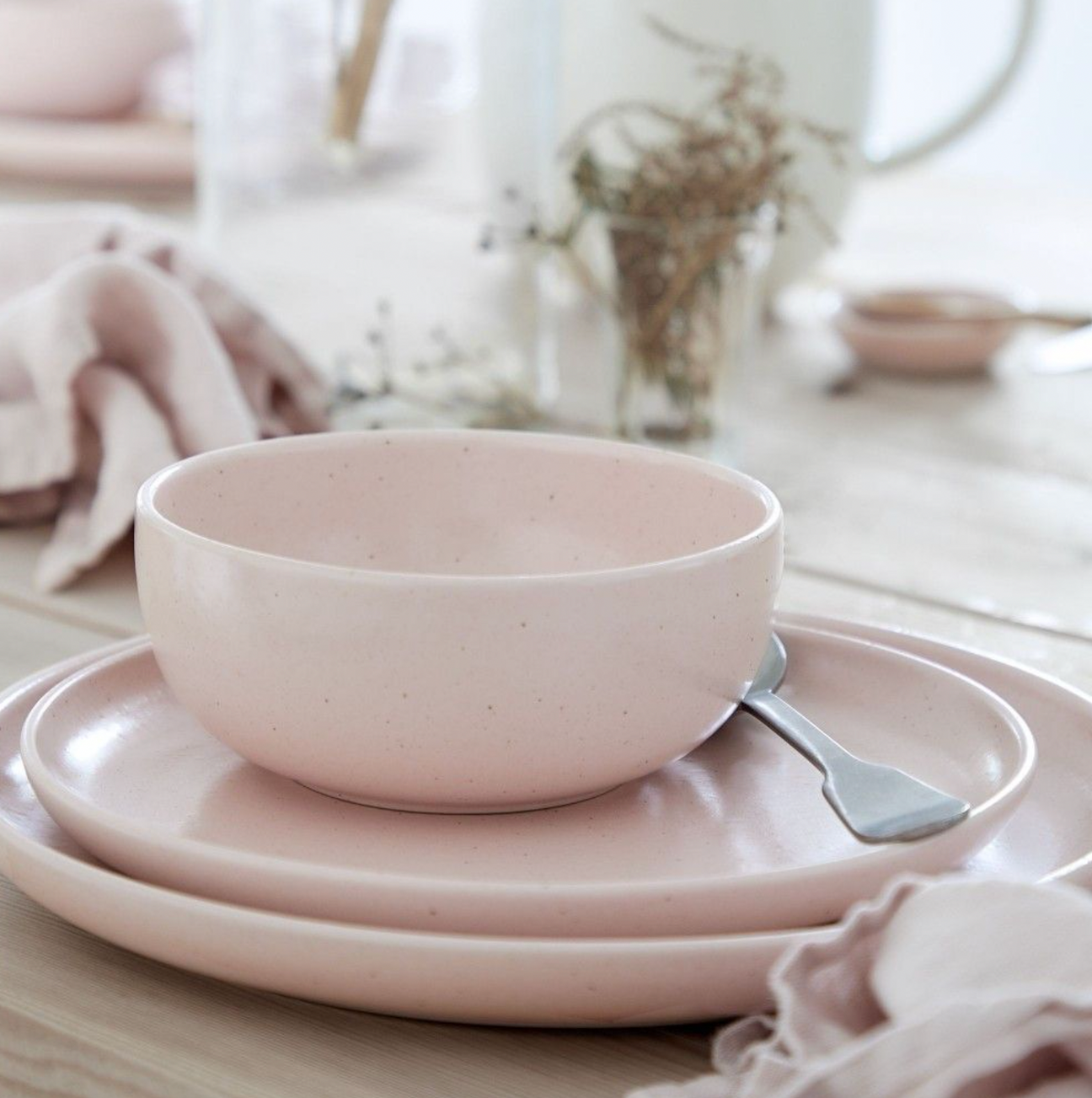 Casafina Pacifica Cereal Bowl, Marshmallow Rose