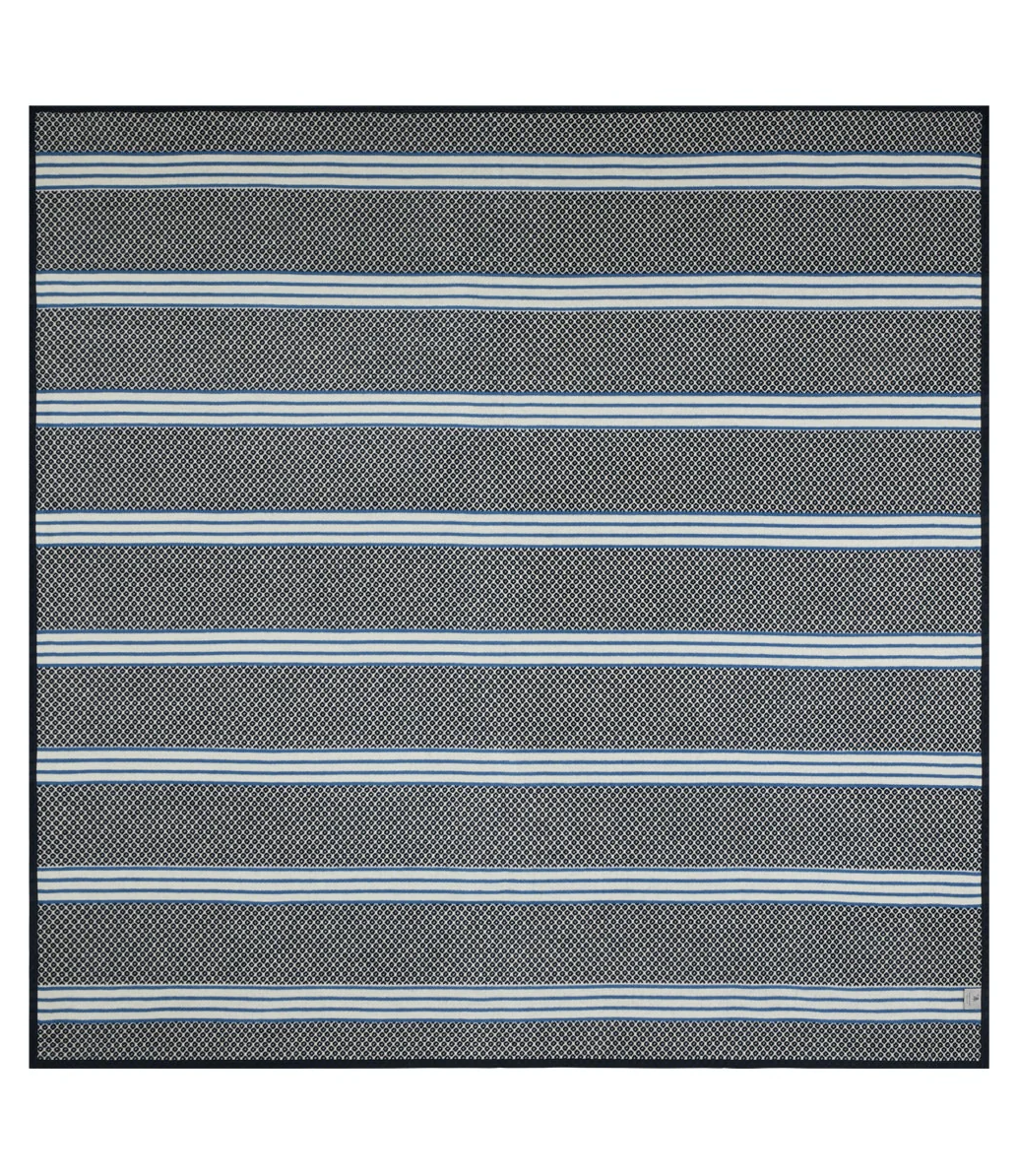 ChappyWrap Family Size Captain's Classic Blanket, Dark Blue