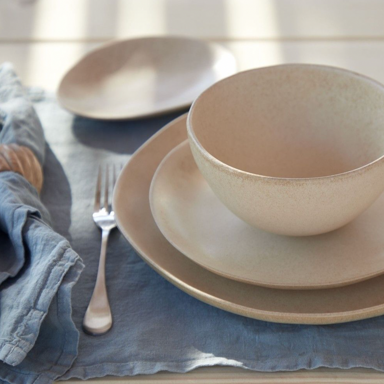 Costa Nova Livia Salad Plate, Champagne